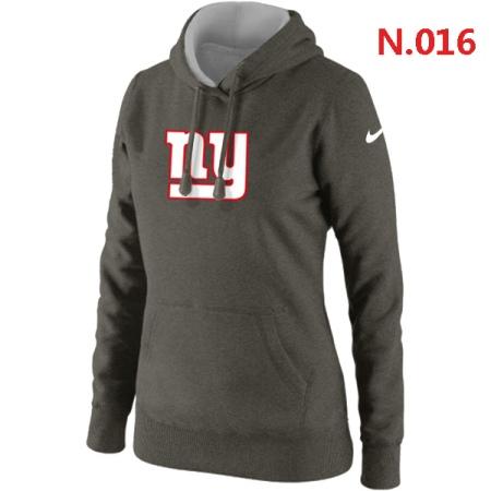 New York Giants Women's Nike Club Rewind Pullover Hoodie ?C Dark grey