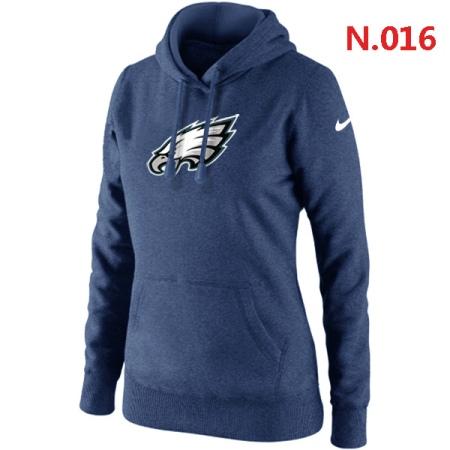 Philadelphia Eagles Women's Nike Club Rewind Pullover Hoodie ?C Dark blue