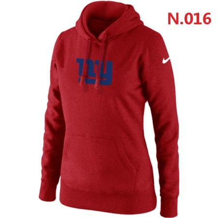 New York Giants Women's Nike Club Rewind Pullover Hoodie ?C Red 2