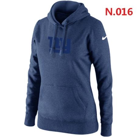 New York Giants Women's Nike Club Rewind Pullover Hoodie ?C Dark blue 2