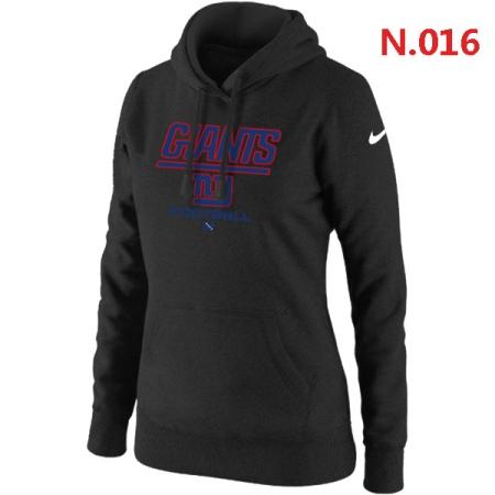 New York Giants Women's Nike Critical Victory Pullover Hoodie Black