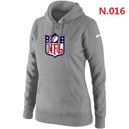 NFL LOGO Women's Nike Club Rewind Pullover Hoodie ?C Light grey
