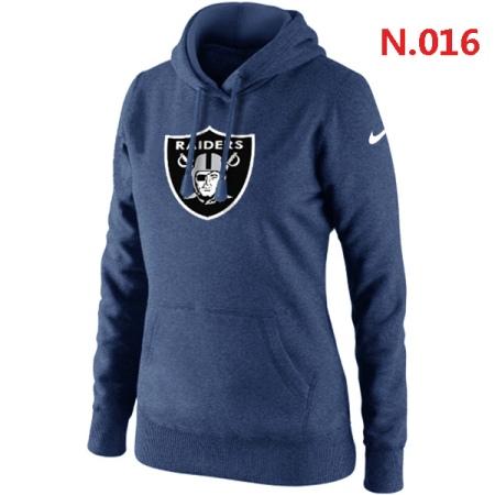 Oakland Raiders Women's Nike Club Rewind Pullover Hoodie ?C Dark blue
