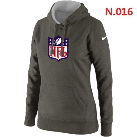 NFL LOGO Women's Nike Club Rewind Pullover Hoodie ?C Dark grey
