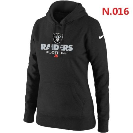 Oakland Raiders Women's Nike Critical Victory Pullover Hoodie Black