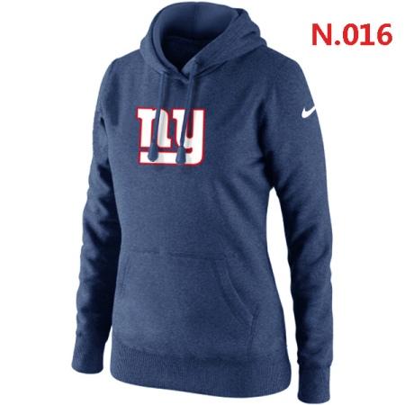 New York Giants Women's Nike Club Rewind Pullover Hoodie ?C Dark blue