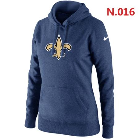 New Orleans Saints Women's Nike Club Rewind Pullover Hoodie ?C Dark blue