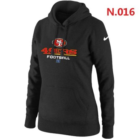 San Francisco 49ers Women's Nike Critical Victory Pullover Hoodie Black