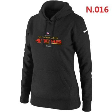 San Francisco 49ers Women's Nike Club Rewind Pullover Hoodie ?C Black 4