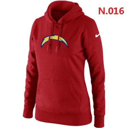 San Diego Charger Women's Nike Club Rewind Pullover Hoodie ?C Red