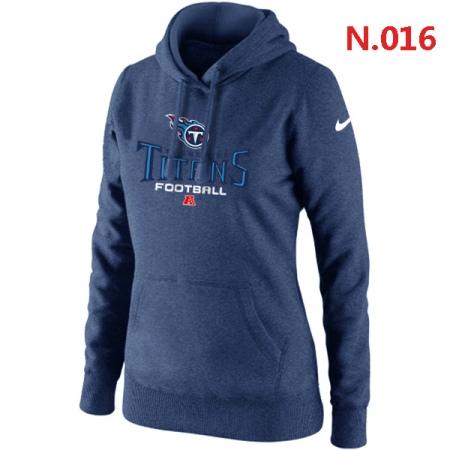 Tennessee Titans Women's Nike Critical Victory Pullover Hoodie Dark blue