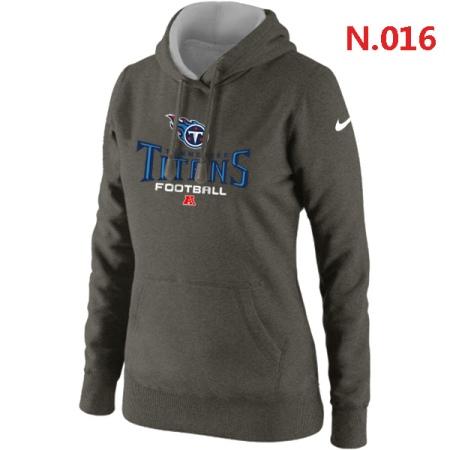 Tennessee Titans Women's Nike Critical Victory Pullover Hoodie Dark grey