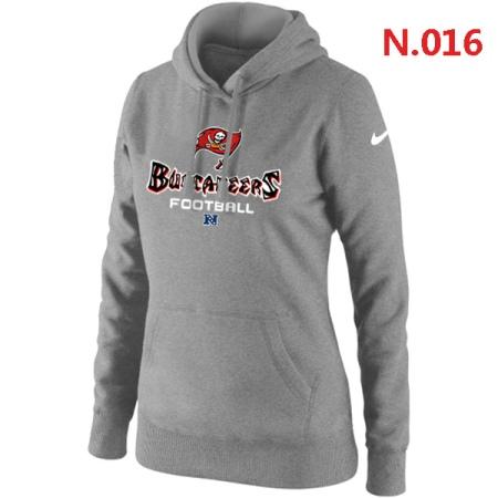 Tampa Bay Buccaneers Women's Nike Critical Victory Pullover Hoodie Light grey