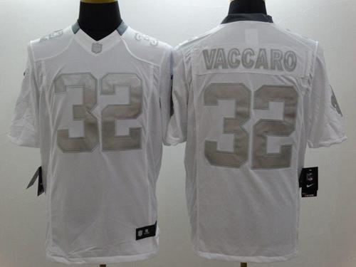 Nike New Orleans Saints #32 Kenny Vaccaro White Men's Stitched NFL Limited Platinum Jersey