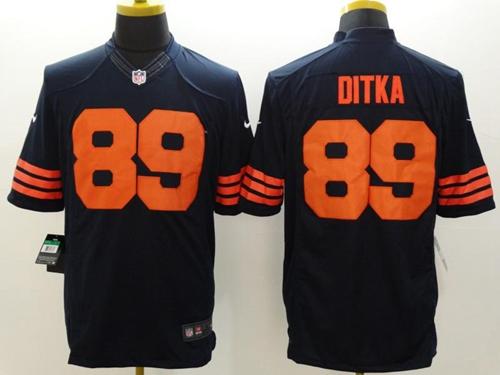 Nike Chicago Bears #89 Mike Ditka Navy Blue 1940s Throwback Men's Stitched NFL Limited Jersey