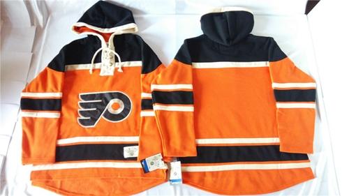 Philadelphia Flyers Blank Orange Sawyer Hooded Sweatshirt Stitched NHL Jersey Philadelphia Flyers Blank Orange Sawyer Hooded Sweatshirt Stitched NHL Jersey