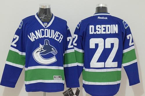 Vancouver Canucks #22 Daniel Sedin Blue Stitched NHL Jersey Vancouver Canucks #22 Daniel Sedin Blue Stitched NHL Jersey