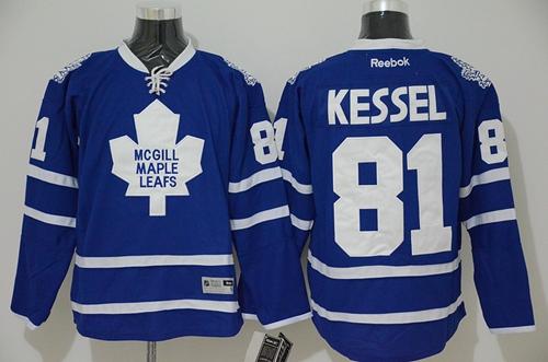 Toronto Maple Leafs #81 Phil Kessel Blue Stitched NHL Jersey