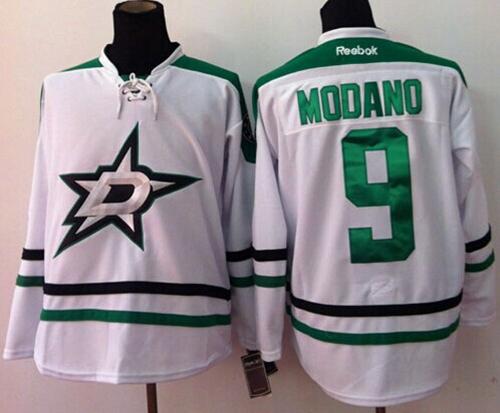 Dallas Stars #9 Mike Modano New White Stitched NHL Jersey