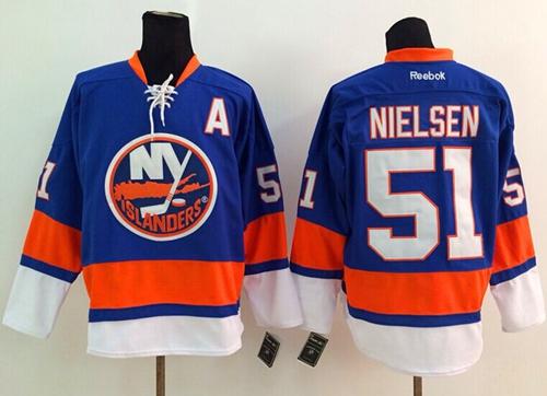 New York Islanders #51 Frans Nielsen Baby Blue Stitched NHL Jersey