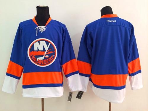 New York Islanders Blank Baby Blue Stitched NHL Jersey