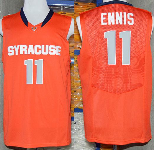 Syracuse Orange 11 Tyler Ennis Orange NCAA Authentic Basketball Jersey