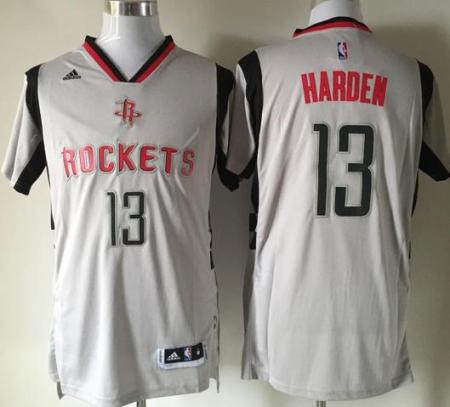 Houston Rockets #13 James Harden White Short Sleeve Stitched NBA Jersey