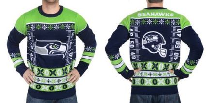 Nike Seahawks Men's Ugly Sweater