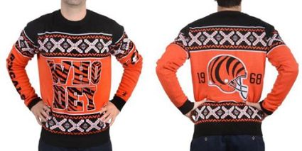 Nike Bengals Men's Ugly Sweater