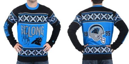 Nike Panthers Men's Ugly Sweater