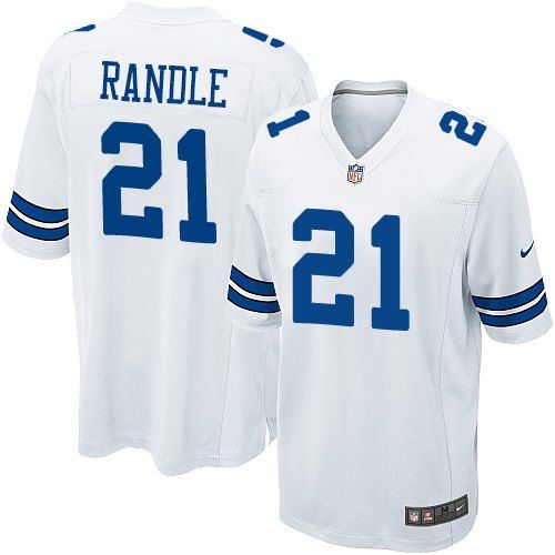 Youth Nike Cowboys #21 Joseph Randle White Stitched NFL Jerseys