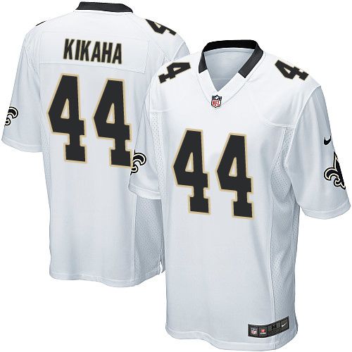 Youth Nike Saints #44 Hau'oli Kikaha White Stitched NFL Jerseys