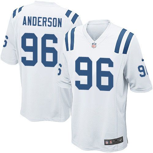 Youth Nike Colts #96 Henry Anderson White Stitched NFL Jerseys