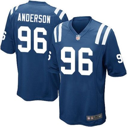 Youth Nike Colts #96 Henry Anderson Royal Blue Team Color NFL Jerseys