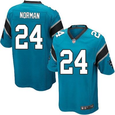 Youth Nike Panthers #24 Josh Norman Blue Alternate Stitched NFL Jerseys