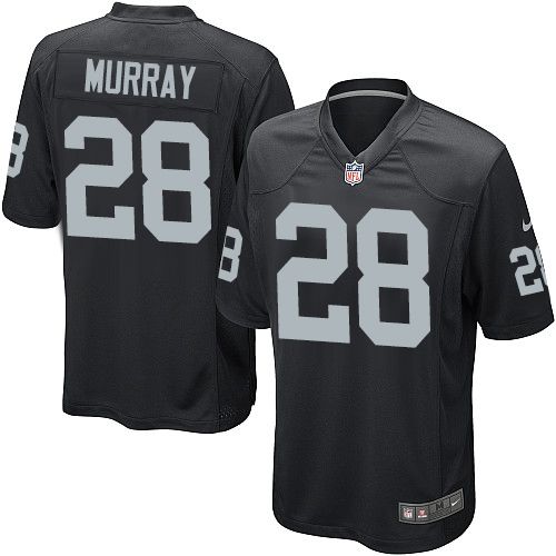 Youth Nike Raiders #28 Latavius Murray Black Team Color NFL Jerseys
