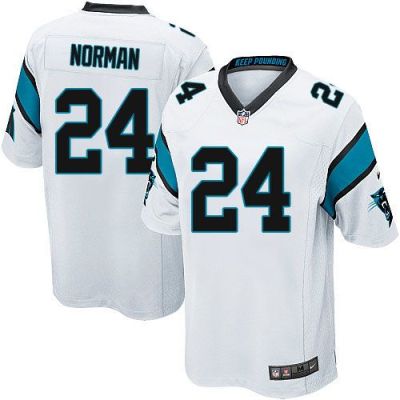Youth Nike Panthers #24 Josh Norman White Stitched NFL Jerseys Youth Nike Panthers #24 Josh Norman White Stitched NFL Jerseys