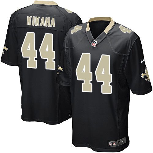 Youth Nike Saints #44 Hau'oli Kikaha Black Team Color Stitched NFL Jerseys