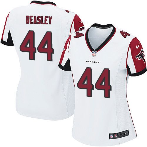 Women's Nike Falcons #44 Vic Beasley White Stitched NFL Jerseys