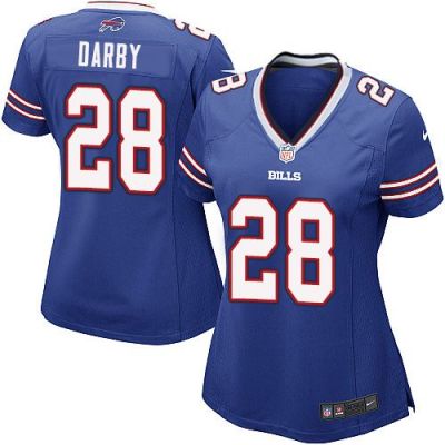 Women's Nike Bills #28 Ronald Darby Royal Blue Team Color Stitched NFL Jerseys