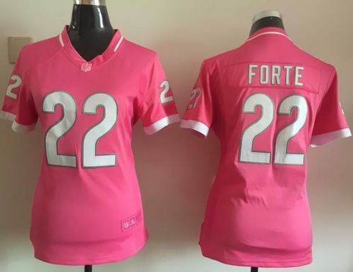 Women's Nike Bears #22 Matt Forte Pink Stitched Drift Fashion NFL Jerseys