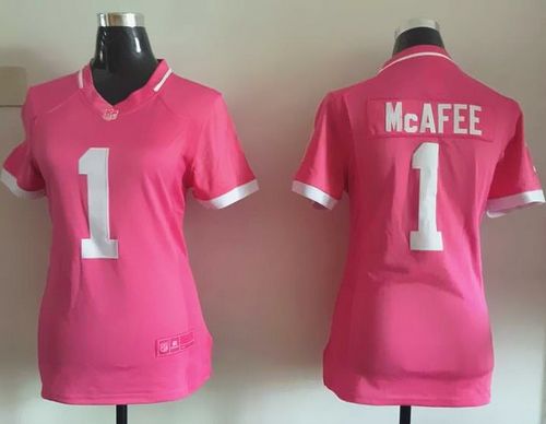 Women's Nike Colts #1 Pat McAfee Pink Stitched NFL Jerseys