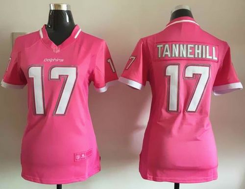 Women's Nike Dolphins #17 Ryan Tannehill Pink Stitched NFL Jerseys