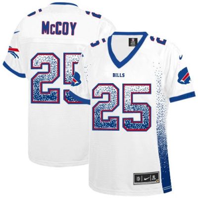 Women's Nike Bills #25 LeSean McCoy White Stitched Drift Fashion NFL Jerseys