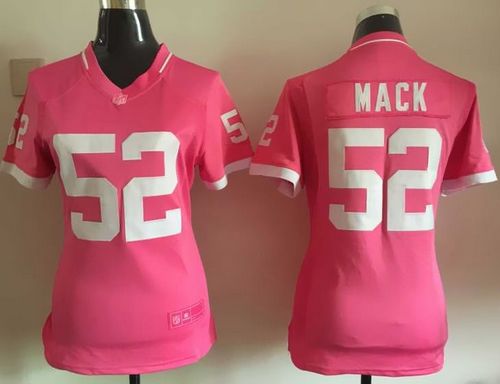 Women's Nike Raiders #52 Khalil Mack Pink Stitched NFL Jerseys