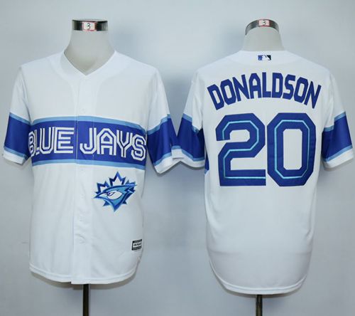 Blue Jays #20 Josh Donaldson White Exclusive New Baseball Jersey