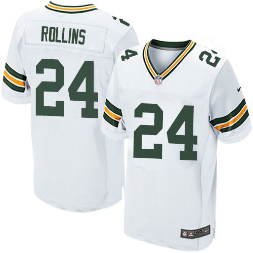 Nike Packers #24 Quinten Rollins White Men's Stitched NFL Elite Jerseys