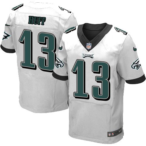 Nike Eagles #13 Josh Huff White Men's Stitched NFL Elite Jerseys