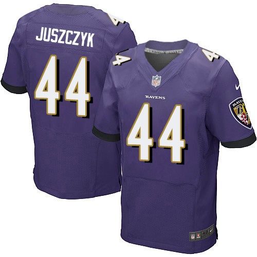 Nike Ravens #44 Kyle Juszczyk Purple Team Color Men's Stitched NFL Elite Jersey