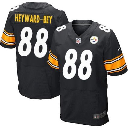 Nike Steelers #88 Darrius Heyward-Bey Black Team Color Men's NFL Elite Jersey